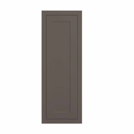 Maplevilles Cabinetry Inset 12" Wide x 39" Tall Single Door Wall Cabinet Dark Grey