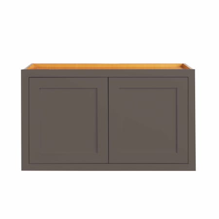 Maplevilles Cabinetry Inset 36" Wide x 18" Tall Double Door Wall Cabinet Dark Grey