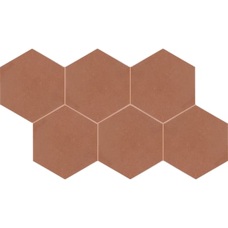 Marazzi Inyo - 8" x 8" Hexagon Floor and Wall Tile - Satin Visual - Sold by Carton (9.37 SF/Carton) Ember