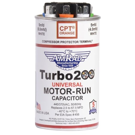Mars Turbo 200® Universal Capacitor - 2.5-67.5 MFD - 440/370 Volt N/A