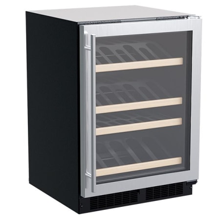 Marvel Classic 24 Inch Wide Built-In Wine Cooler with Dynamic Cooling Technology - 27 Bottles Stainless Steel Framed Glass
