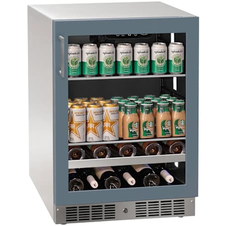 Marvel Essential 24 Inch Wide 15 Bottle Capacity and 136 Can Capacity Panel Ready Wine and Beverage Cooler Integrated Frame