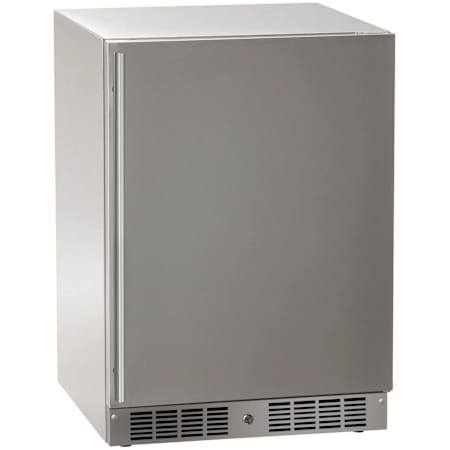 Marvel Essential 24 Inch Wide 5.1 Cu. Ft. Compact Freezerless Refrigerator Stainless Steel