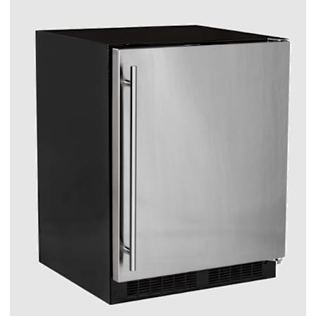 Marvel Low Profile 24" Built-In Refrigerator with Maxstore Bin, Right Door Swing, and Door Storage Stainless Steel