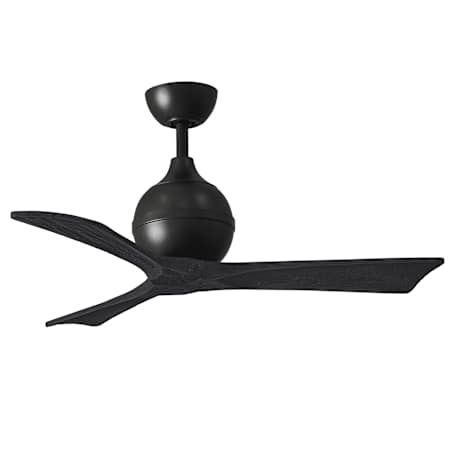 Matthews Fan Company Irene-3 42" 3 Blade Indoor Ceiling Fan Matte Black