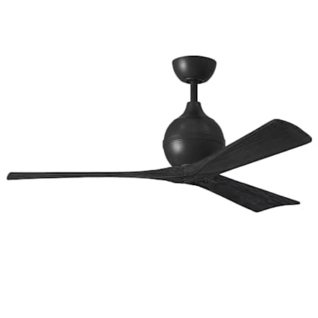 Matthews Fan Company Irene-3 52" 3 Blade Indoor Ceiling Fan Matte Black