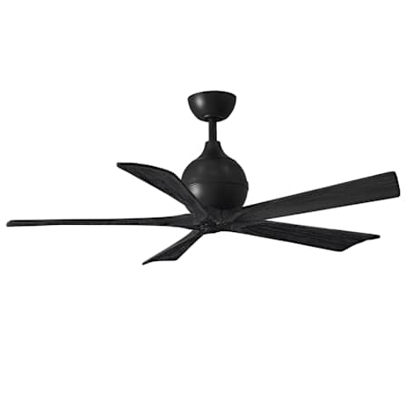 Matthews Fan Company Irene-5 52" 5 Blade Indoor Ceiling Fan Matte Black