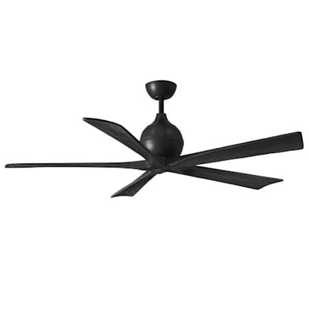 Matthews Fan Company Irene-5 60" 5 Blade Indoor Ceiling Fan Matte Black