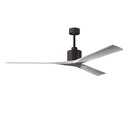 Matthews Fan Company Nan XL 72" 3 Blade Indoor Ceiling Fan with Remote Control Textured Bronze / Barnwood
