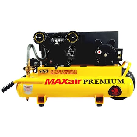 MAXair Premium 3 HP 8 Gal 170 Max PSI Single-Stage Portable Electric (120, 240 Volt 1 Phase) Reciprocating Air Compressor N/A