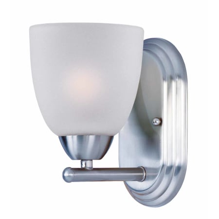 Maxim Axis 5" Wide Bath Light Polished Chrome / Frosted Glass