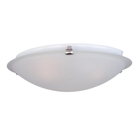 Maxim Malaga 12" Wide 2 Light Ceiling Light Satin Nickel / Frosted Glass
