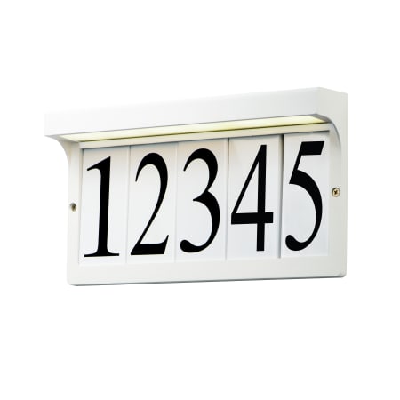 Maxim 13" Wide LED Outdoor Address Light White