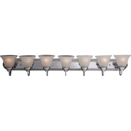 Maxim Essentials 48" Wide Bath Light Polished Chrome / Marble Glass
