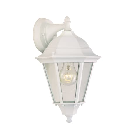 Maxim Westlake 15" 1 Light Wall Sconce White / Clear Glass