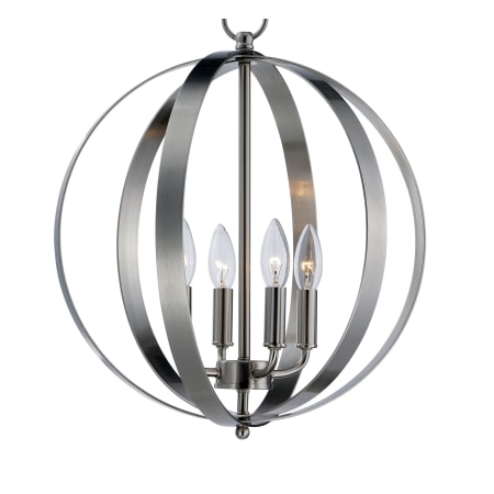 Maxim Provident 4 Light 16" Wide Taper Candle Pendant Satin Nickel