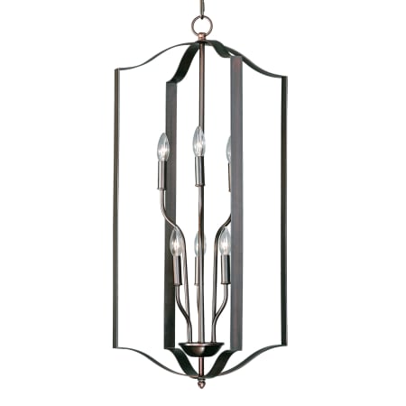Maxim Provident 6 Light 18" Wide Taper Candle Pendant Oil Rubbed Bronze