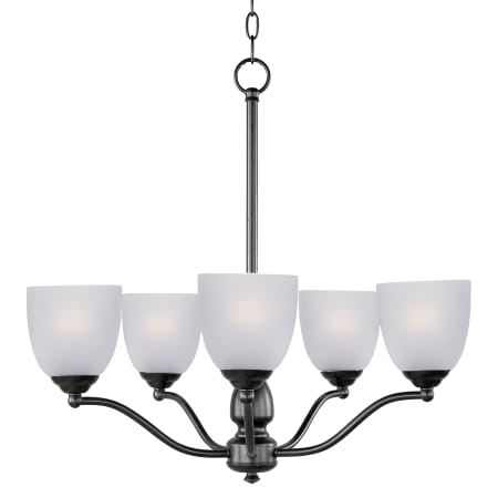 Maxim Stefan 5 Light 25" Wide Chandelier Black