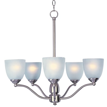 Maxim Stefan 25" Wide 5 Light Chandelier Satin Nickel