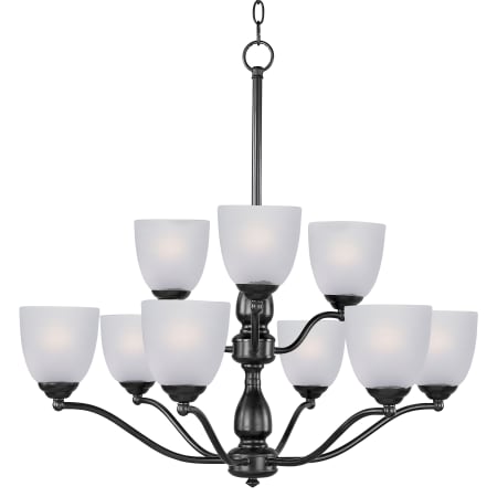 Maxim Stefan 9 Light 30" Wide Chandelier Black