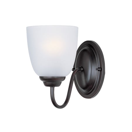 Maxim Stefan 8" Tall Bathroom Sconce Black