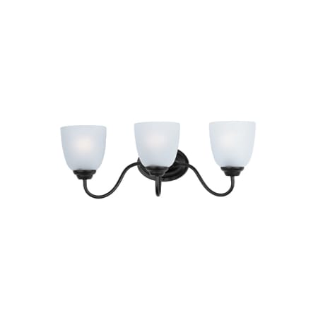 Maxim Stefan 3 Light 22" Wide Bathroom Vanity Light Black