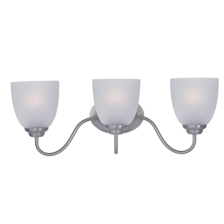 Maxim Stefan 21" Wide Bath Light Satin Nickel / Frosted Glass