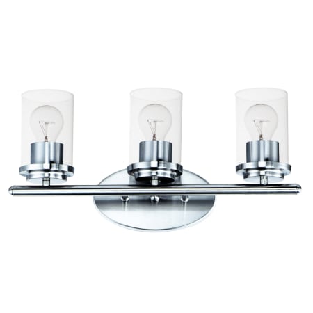 Maxim Corona 3 Light 19" Wide Bathroom Vanity Light Polished Chrome