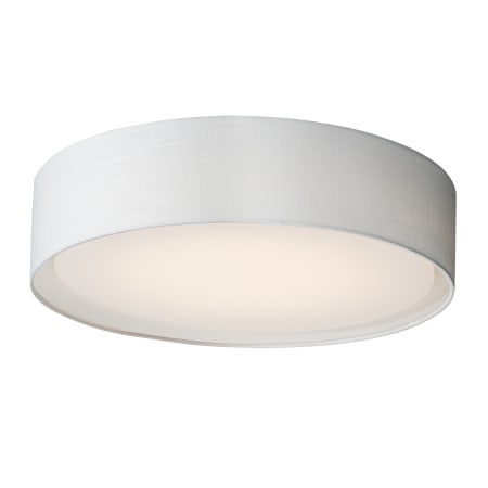 Maxim Prime 20" Wide LED Flush Mount Drum Ceiling Fixture with Shade White Linen