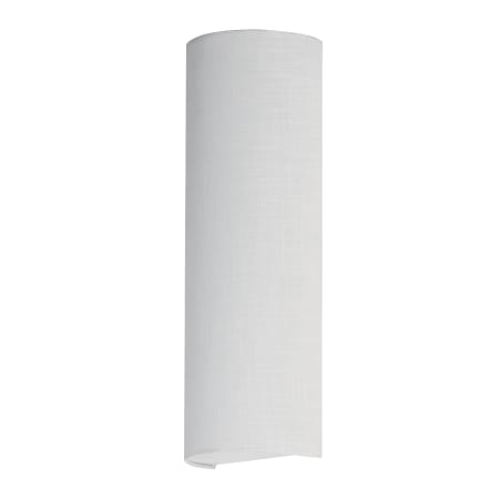 Maxim Prime 18" Tall LED Wall Sconce with Fabric and Synthetic Shade - ADA Compliant White Linen