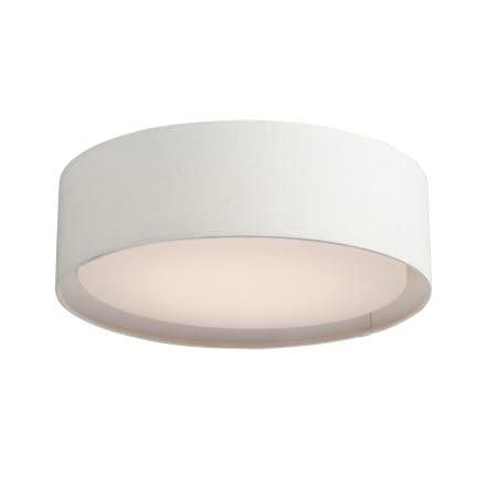 Maxim Prime 20" Wide LED Flush Mount Drum Ceiling Fixture with Drum Shade Oatmeal Linen