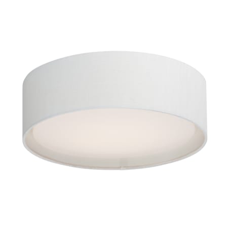Maxim Prime 20" Wide LED Flush Mount Drum Ceiling Fixture with Drum Shade White Linen