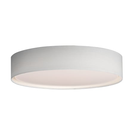 Maxim Prime 25" Wide LED Flush Mount Drum Ceiling Fixture White Linen