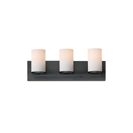 Maxim Lateral 3 Light 20" Wide Bathroom Vanity Light Black