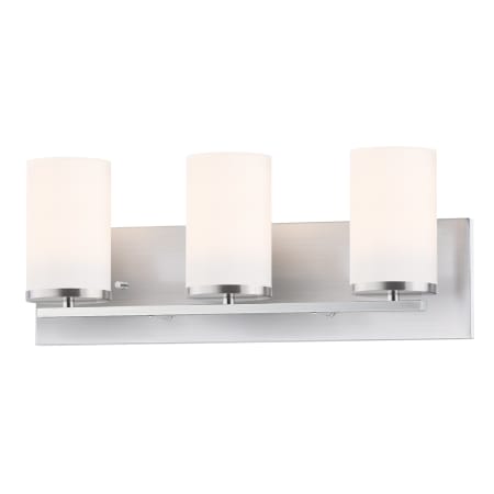 Maxim Lateral 3 Light 20" Wide Bathroom Vanity Light Satin Nickel