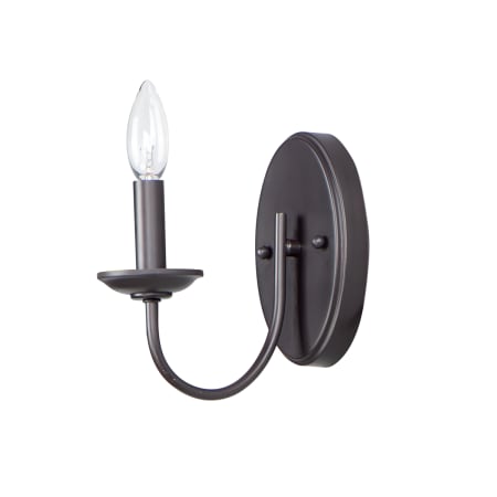 Maxim Logan 8" Tall Bathroom Sconce Oil Rubbed Bronze
