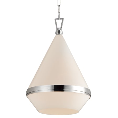 Maxim Giza 16" Wide Pendant Polished Nickel