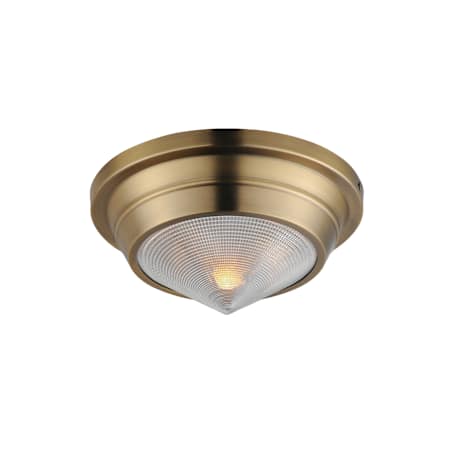 Maxim Hargreaves 10" Wide Flush Mount Ceiling Fixture Natural Aged Brass