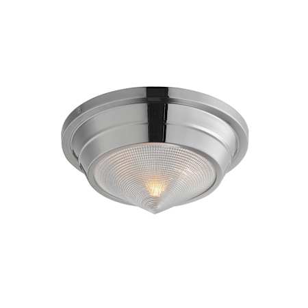 Maxim Hargreaves 10" Wide Flush Mount Ceiling Fixture Polished Nickel