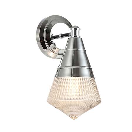Maxim Hargreaves 12" Tall Bathroom Sconce Polished Chrome