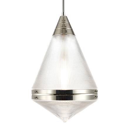 Maxim Hargreaves 1 Light 14" Wide Pendant Polished Nickel