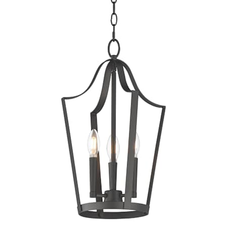 Maxim Arden 3 Light 12" Wide Taper Candle Multi Light Pendant Black