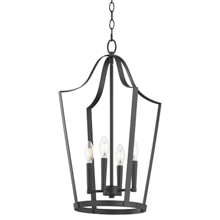 Maxim Arden 4 Light 16" Wide Taper Candle Multi Light Pendant Black