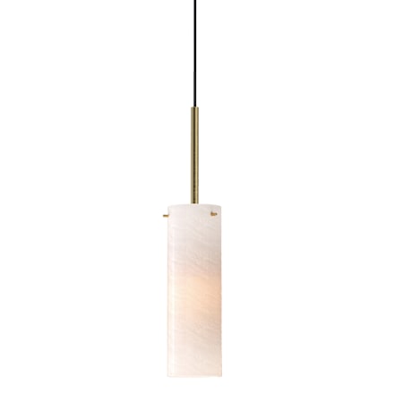Maxim Blizzard 4" Wide Mini Pendant Natural Aged Brass