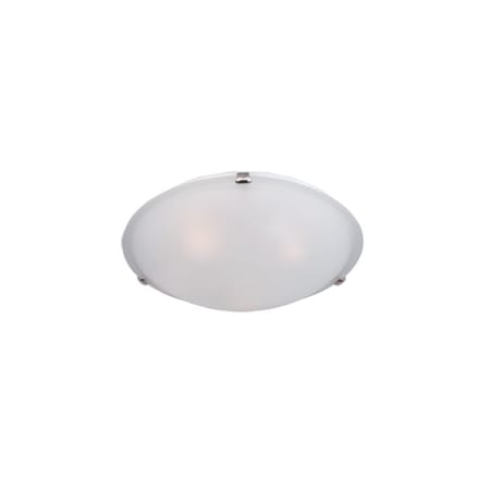 Maxim Malaga 20" Wide 4 Light Ceiling Light Satin Nickel / Frosted Glass