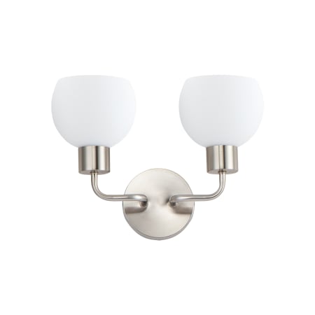 Maxim Coraline 2 Light 15" Wide Bathroom Vanity Light Satin Nickel