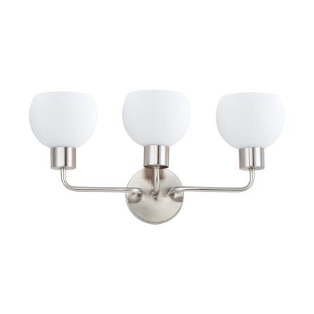 Maxim Coraline 3 Light 22" Wide Bathroom Vanity Light Satin Nickel