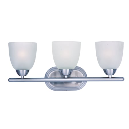 Maxim Axis 21" Wide Bath Light Polished Chrome / Frosted Glass