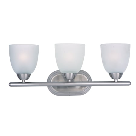 Maxim Axis 21" Wide Bath Light Satin Nickel / Frosted Glass