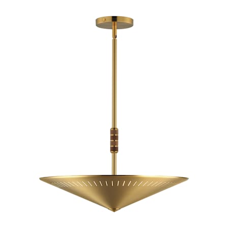 Maxim Helsinki 3 Light 20" Wide Pendant Natural Aged Brass